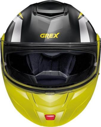 Grex G9.2 Steadfast N.com Çene Açılır Kask Siyah-sarı