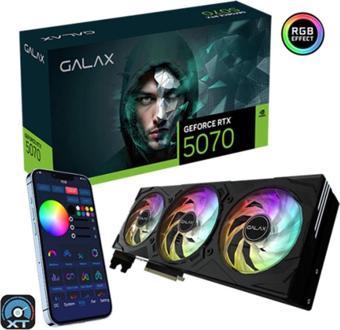 GALAX GeForce RTX 5070 EX Gamer 1-Click OC 12GB GDDR7 192 Bit DLSS 4 Ekran Kartı (57NON7MDBUEX)