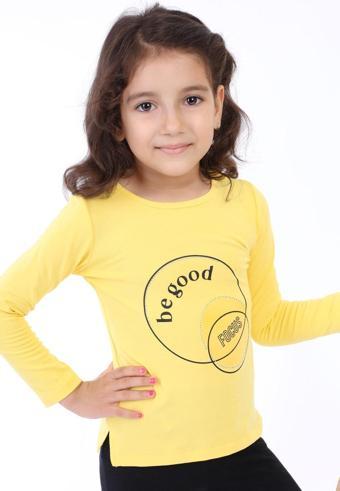 Toontoy Kız Çocuk Baskılı Tişört