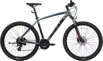 Bisan Mtx 7300 Erkek Dağ Bisikleti 48Cm Hd 26 Jant 24 Vites Metalik Gri Mavi