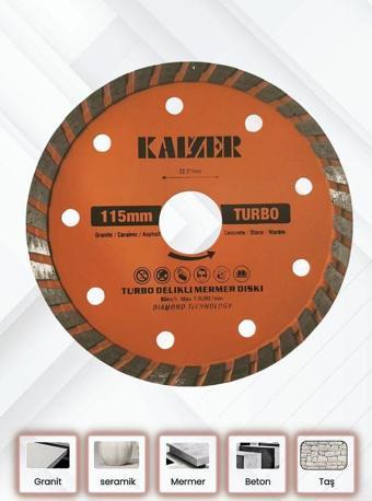 115mm Turbo Mermer,Granit,Seramik,Beton Kesme