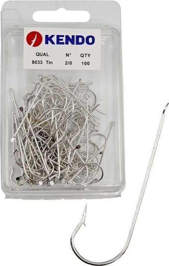 Kendo 8033 Tin 2/0 100 Adet Olta İğnesi