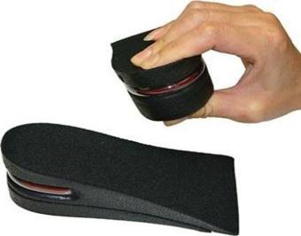 Büro Ev Ofis Personeli için 7CM Yarım Hava Yastıklı Boy Uzatıcı Tabanlık