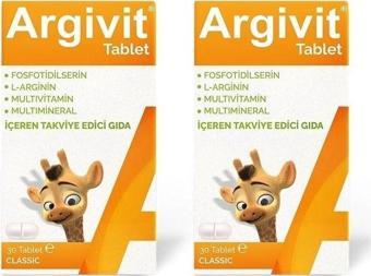 Argivit Tablet 2 Li Yeni Ambalaj