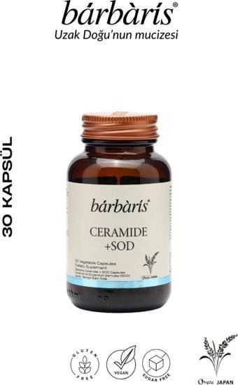 Barbaris Ceramıde Sod 30 Kapsül 40Mg Japon Seramid Cilde Parlaklık- Sıkılaşma- Ton Eşitliği -Nem