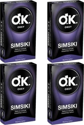 Okey 4 Kutu 10 Lu Sımsıkı Biçilmiş Kaftan