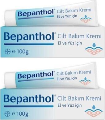Bepanthol El Ve Yüz Için Cilt Bakım Kremi 100 Gr 2 Adet Bepanten