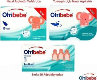 Otribebe Nazal Aspiratör + 12 Adet Yedek Uç + Monodoz 20 Flakon