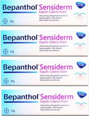 Bepanthol Sensiderm Kaşıntı Giderici Ve Cilt Bariyerini Onarıcı Bakım Kremi 20 Gr X4 Adet