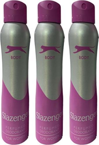 Slazenger Deodorant 150Ml Pembe X 3 Adet For Women