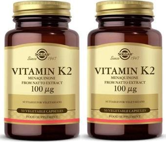 Solgar Vitamin K2 100 Mcg 50 Tablet 2 Adet