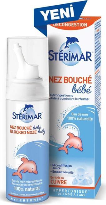 Sterimar Baby Burun Spreyi Blocked Nose Hipertonik Sprey 50 Ml
