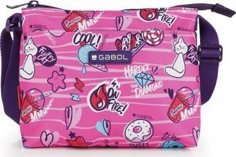 Gabol İpli Çocuk Çantası Sticker Pembe GB.234156