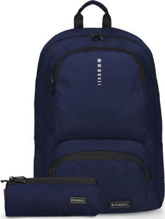 Gabol Okul Sırt Çantası Kalemlik Seti Lacivert 25L GB.233758