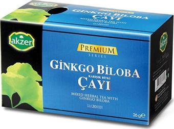 Akzer Ginkgo Bioba Karışık Bitki Çayı Premium 20Li