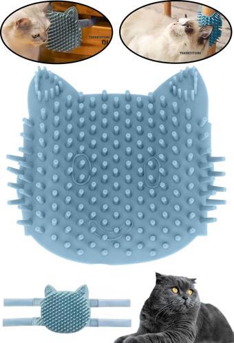 Kedi Tarağı Yumuşak Silikon Sabitlenebilir Kedi Nanesi Kokulu Masaj / Temizlik Banyo Fırçası Oyuncak