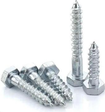 Demir Trifon Vida M10x80 mm DIN 571 6.8 Kalite AKB Altı Köşe Başlı 15 Adet