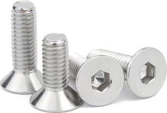 Havşa Başlı inox imbus 10.9 DIN 7991 A2 Paslanmaz Çelik Civata M8x35 mm 30 Adet