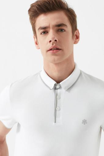 Mavi 062373-27879-23Y Erkek Polo T-Shirt Beyaz
