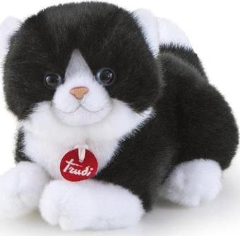 Trudi Peluş Cat White Black TUD49000