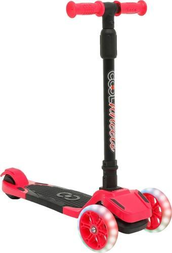 Cool Wheels Tulpar Katlanır Led Işıklı Çocuk Scooter Pembe FR59342