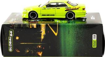 Tarmac Works Toyota Sprinter Trueno AE86 Widebody Beyaz / Siyah Tarmac Kartları ile Birlikte