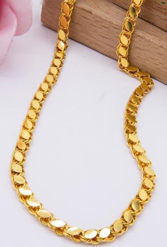 22 Ayar Altın Zincir 3 MM 50 cm Pullu Halep Zincir Kadın Kolye LKZNC1096