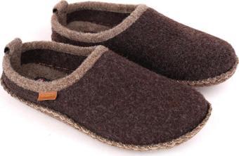 Gezer 14771 Sessiz Kaydırmaz Taban Keçe Unisex Ev Ve Misafir Terliği