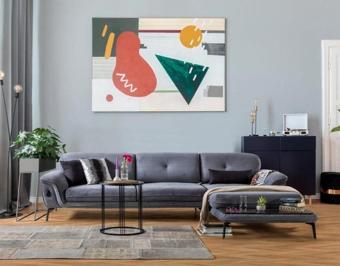 Eds Home Edsy Home Roys Köşe Koltuk Takımı Gri
