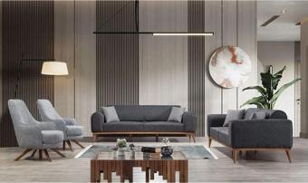 Edsy Home Rupon 3+3+1+1 Koltuk Takımı Antrasit