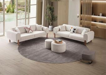 Edsy Home Armoni 3+3 Koltuk Takımı Krem