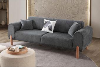 Edsy Home Armoni 3'Lü Koltuk Antrasit