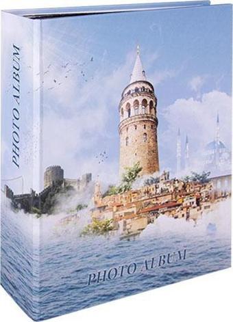 Rabsev RS306 Fotoğraf Albümü 10x15cm 200 Fotoğraf Kapasiteli İstanbul Desenli Lüks Albüm