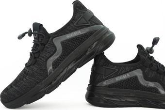 Letao Simba  Siyah Erkek Bağsız Rahat Hafif Triko Sneaker Ayakkabı
