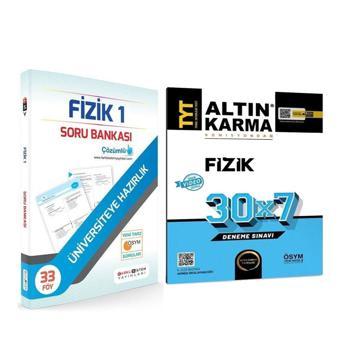 Farklı Sistem TYT Fizik Soru Bankası ve Altın Karma Deneme Seti 2 Kitap - Altın Karma Yayınları