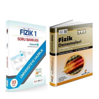 Farklı Sistem TYT Fizik Soru Bankası ve Aydın Deneme Seti 2 Kitap - Aydın Yayınları-Eğitim