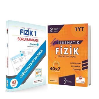 Farklı Sistem TYT Fizik Soru Bankası ve Bilinçsel Deneme Seti 2 Kitap - Bilinçsel Yayınları