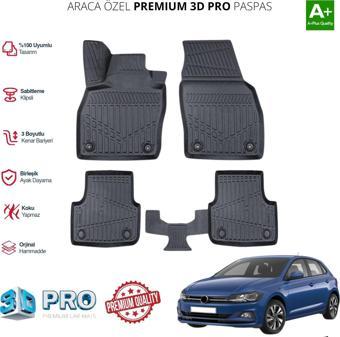 POLO ARACA ÖZEL 3D PASPAS 2018 2019 2020 2021 
