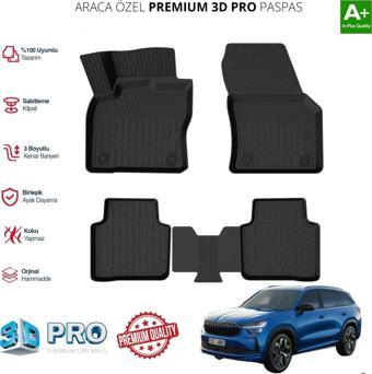 SKODA KODİAQ ARACA ÖZEL 3D PASPAS 2024 2025 2026 2027