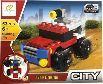 Farbu Oyuncak Farbu Lego Araç Serisi 2 in 1 City Fire Engine SP4649 123-116