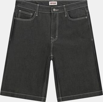 Guess Erkek Gri Bol Kesim Denim Şort
