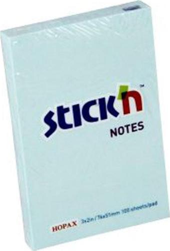 Stickii Stıckn Notes 76x51 Mm Pastel Mavi Yapışkanlı Not Kağıdı