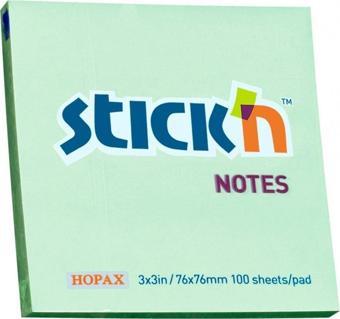 Stickii Stickn Notes 76*76 Mm Pastel Yeşil Yapışkanlı Not Kağıdı