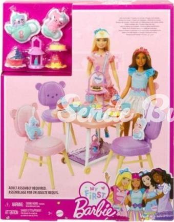 HMM65 My First Barbie  İlk Barbie Bebeğim Çay Partisi Oyun Seti