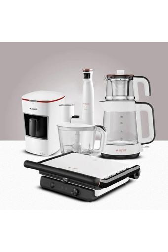 Arçelik 4'Lü Cam Beyaz Resital Set