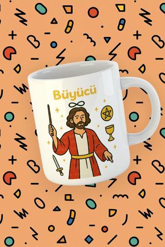Kartura Koleksiyonu – Tarot Büyücü Kartı Özel Tasarım Kupa Bardak