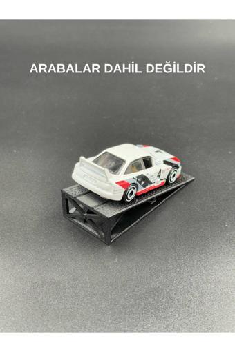 Hot Wheels 1:64 Ölçek Araba Rampası - Siyah - Lastik İzli