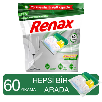 Bulaşık Makinesi Kapsülü Hepsi Bir Arada 60 Yıkama