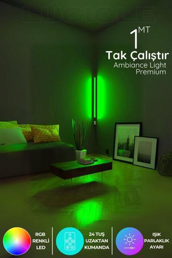 Luciole Led Lambader Renk Rgb Animasyon Uzaktan Kumandalı Yapışkanlı Dugreen