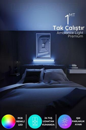 Luciole Rgb Led Abajur Aplik Gece Lambası Lambader Renkli Uzaktan Kumandalı Işık - Ledtube1